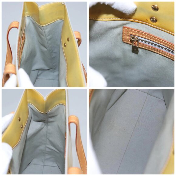 LOUIS VUITTON Monogram Vernis Reade MM Hand Bag Gris M91142 LV Auth bs22838 - Picture 14 of 16